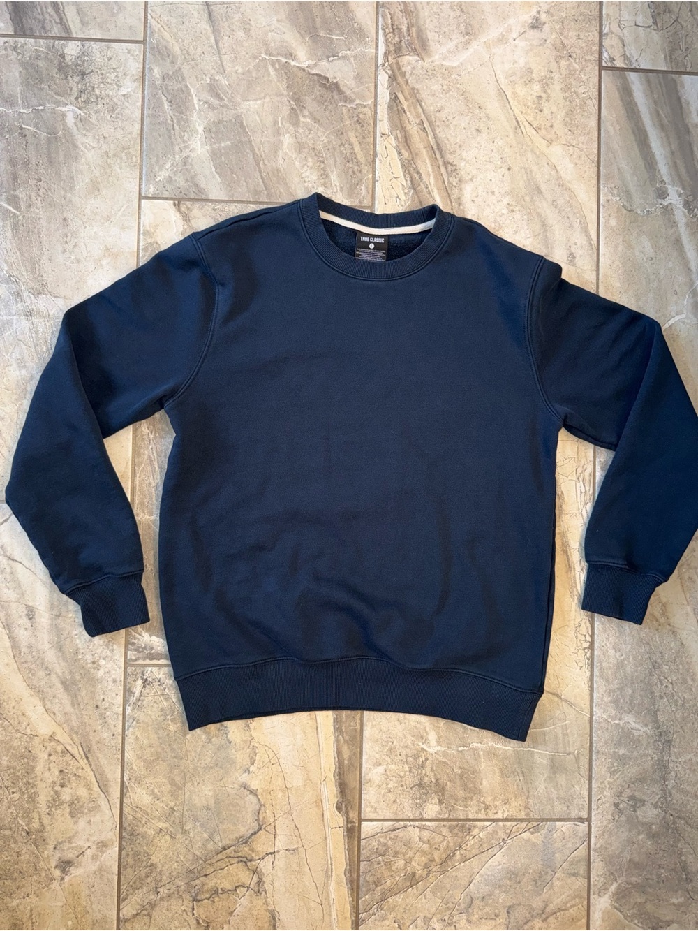 Everyday Navy Crewneck Sweatshirt by True Classic